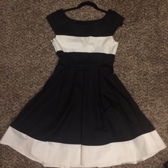 Sold Kate Spade  Dress black and white size 6 sold - Picture 4 of 6